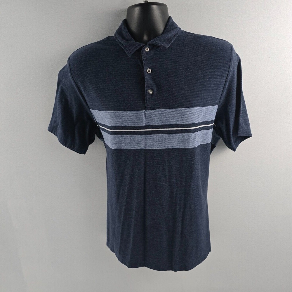 Vineyard Vines edgartown polo shirt mens blue Large‎ golf 4844